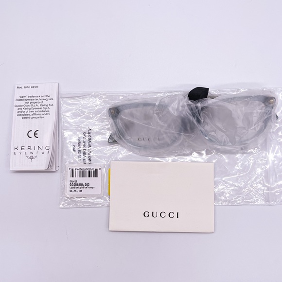 NEW GUCCI GG0568OA 003 EYEGLASSES GUCCI GG0568OA 003 NEW EYEWEAR GUCCI GG 0568OA - Picture 10 of 11